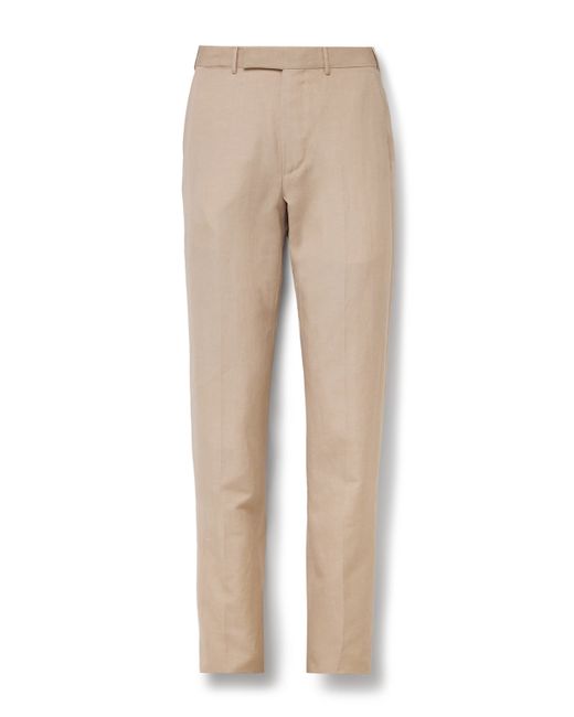 Z Zegna Trofeo Slim-Fit Wool and Linen-Blend Suit Trousers