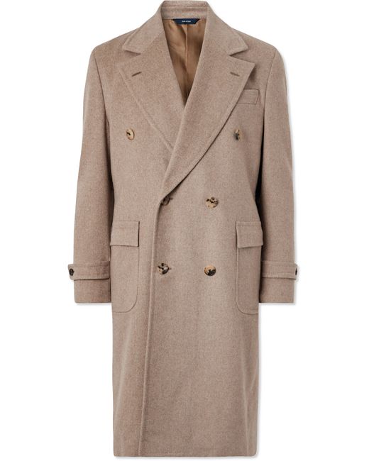 Thom Sweeney Double-Breasted Cashmere Coat