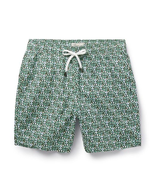 Onia Charles Slim-Fit Long-Length Printed Swim Shorts