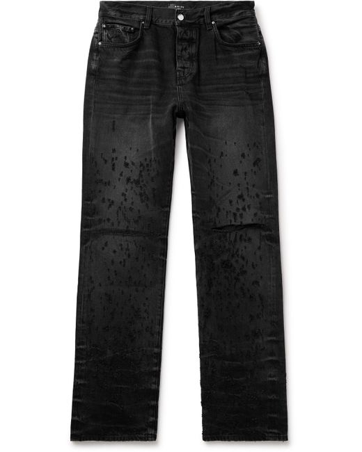 Amiri Shotgun Straight-Leg Distressed Jeans UK/US 29