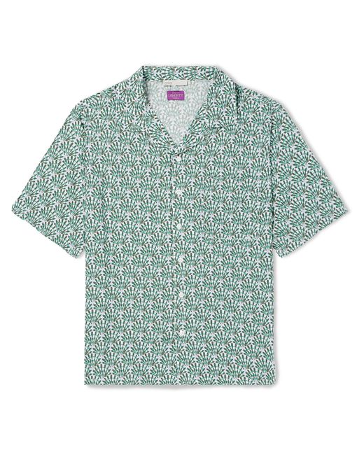 Onia Camp-Collar Printed Woven Shirt