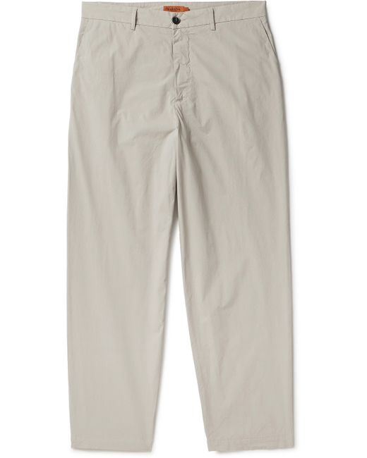Barena Canasta Tapered Cotton-Blend Trousers
