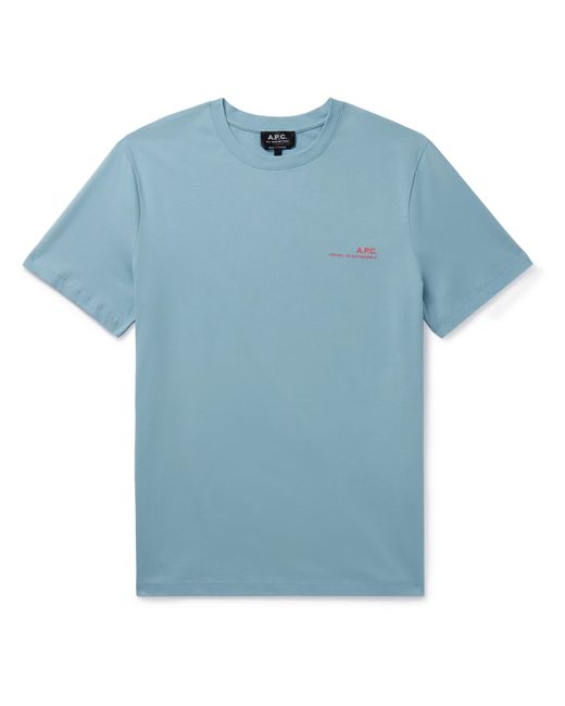 A.P.C. . Logo-Print Cotton-Jersey T-Shirt