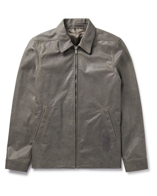 Rick Owens Brad Leather Jacket