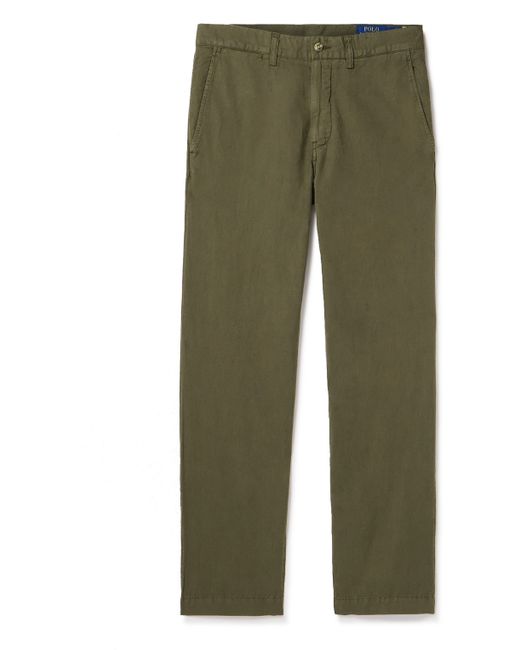 Polo Ralph Lauren Straight-Leg Linen and Cotton-Blend Trousers UK/US 29