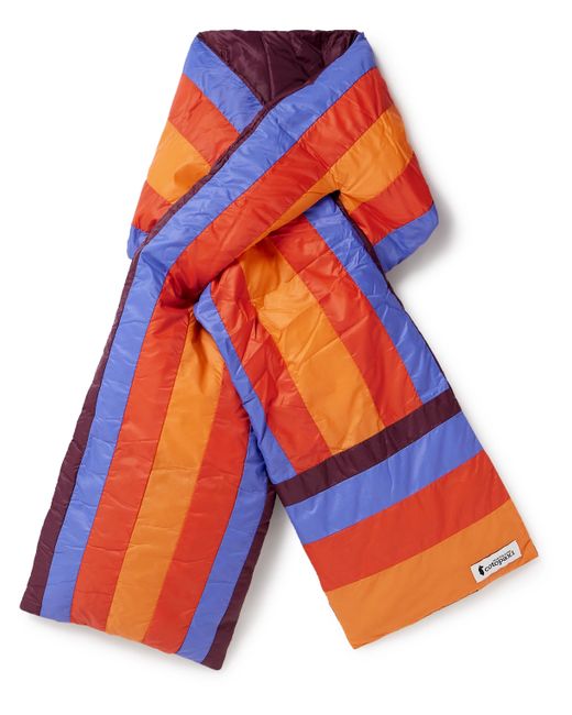 Cotopaxi Fuego Quilted Striped Ripstop Down Scarf