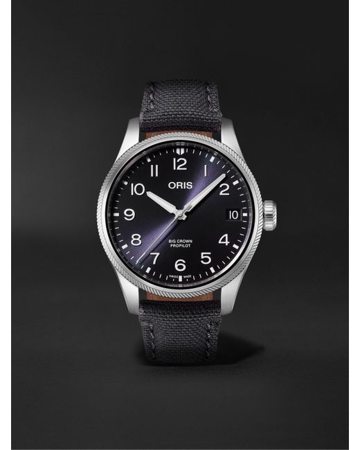 Oris Big Crown ProPilot Date Automatic 41mm Stainless Steel and Canvas Watch Ref. No. 01 751 7761 4065-07 3 20 05LC