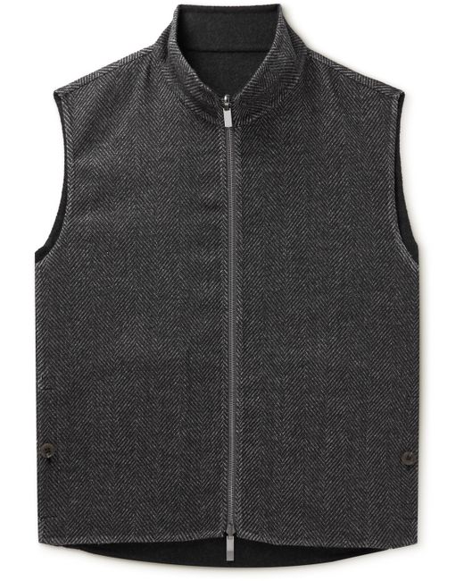 Stòffa Reversible Vest Wool Merino Double-Sided