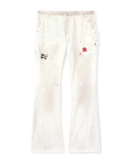 Gallery Dept. Gallery Dept. Carpenter Straight-Leg Distressed Paint-Splattered Jeans UK/US 28