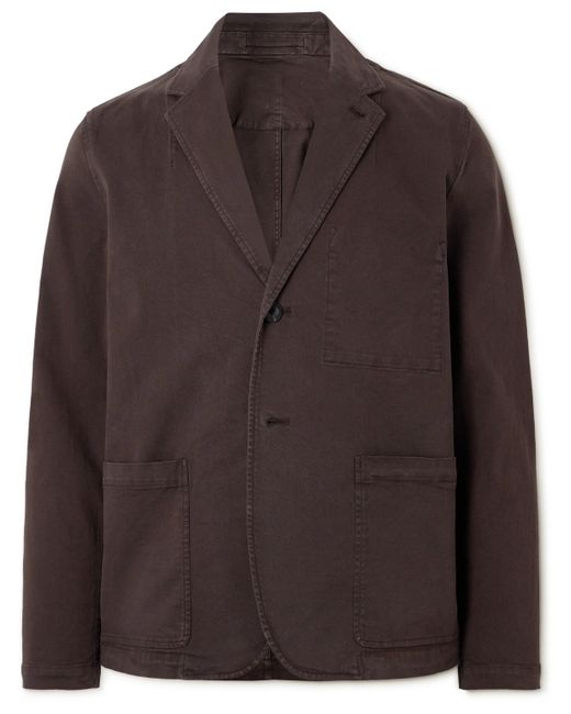 Mr P. Mr P. Garment-Dyed Cotton-Blend Twill Blazer