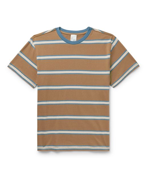 Nudie Jeans Leffe Striped Slub Cotton-Jersey T-Shirt