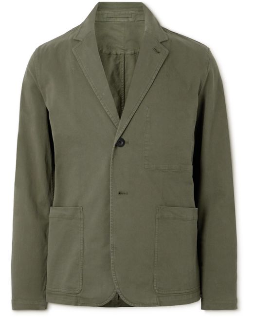 Mr P. Mr P. Garment-Dyed Cotton-Blend Twill Blazer