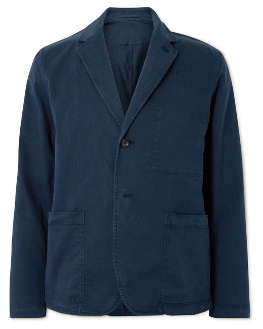 Mr P. Mr P. Garment-Dyed Stretch-Cotton Twill Blazer