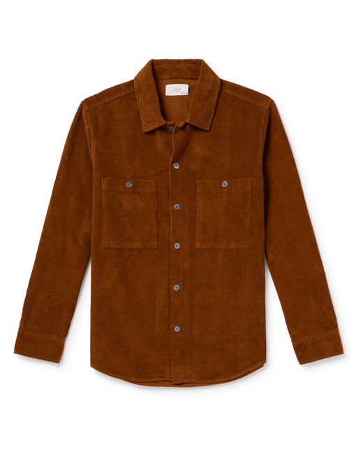 Mr P. Mr P. Garment-Dyed Cotton-Corduroy Shirt