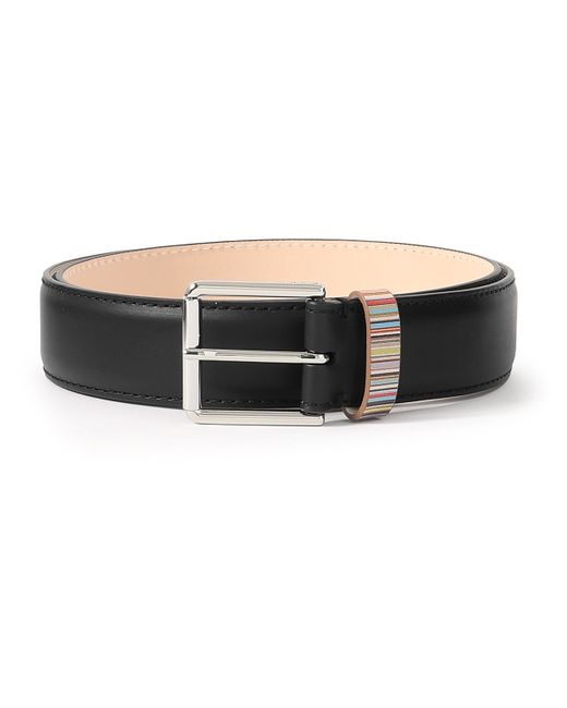 Paul Smith 3.5cm Striped Leather Belt