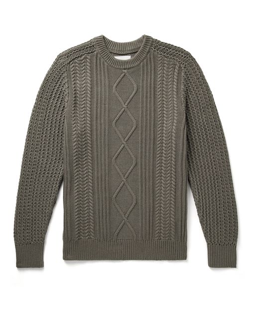 Nn07 Caleb 6619 Cable-Knit Organic Cotton Sweater