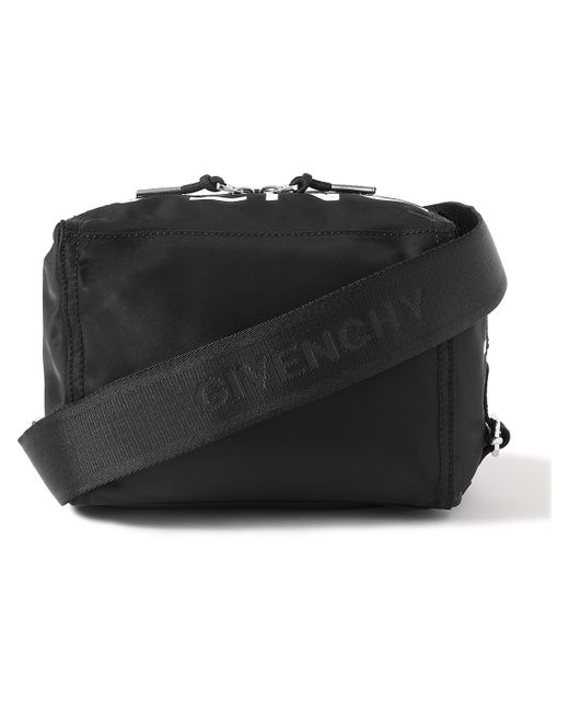Givenchy Pandora Small Logo-Print Shell Messenger Bag