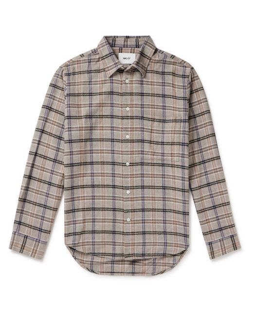 Nn07 Arne 5166 Checked Cotton-Flannel Shirt