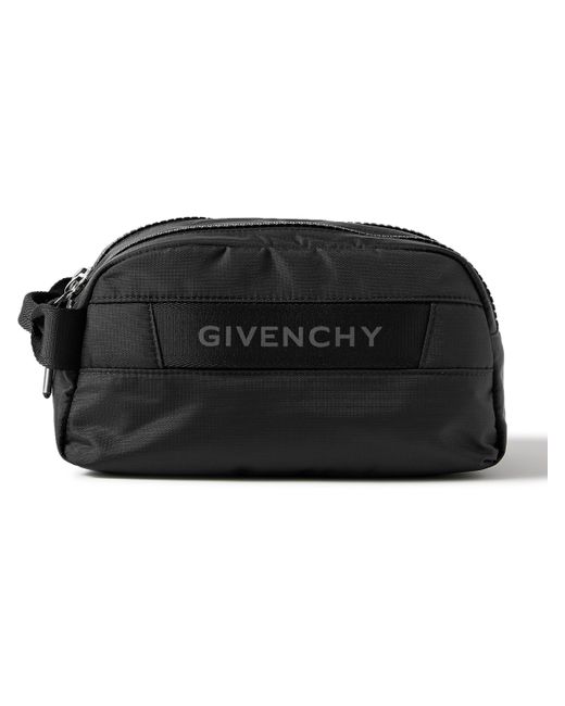 Givenchy G-Trek Logo-Print Webbing-Trimmed Ripstop Wash Bag