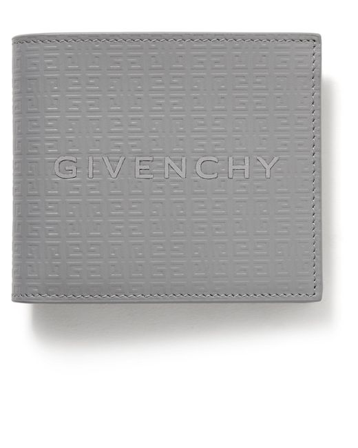 Givenchy Appliquéd Logo-Embossed Leather Billfold Wallet