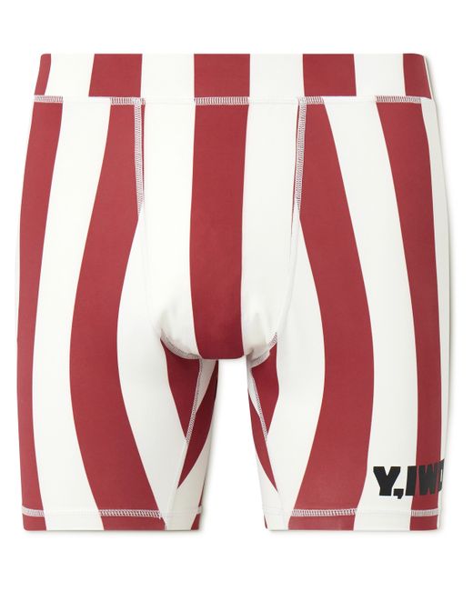Y,Iwo Hardwear Logo-Print Striped Stretch-Jersey Cycling Shorts