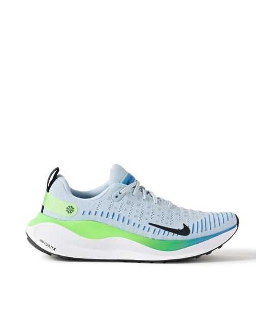 Nike Running React Infinity Run 4 Rubber-Trimmed Flyknit Sneakers