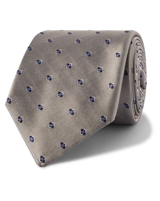 Brioni 8cm Silk-Jacquard Tie