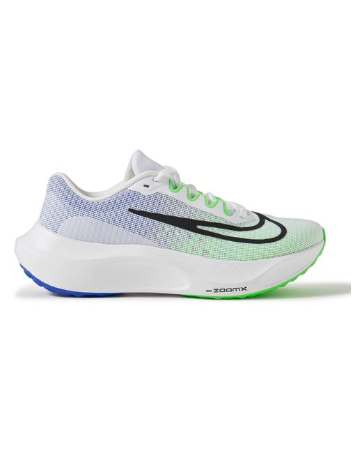 Nike Running Zoom Fly 5 Rubber-Trimmed Mesh Sneakers