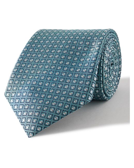 Canali 8cm Silk-Jacquard Tie