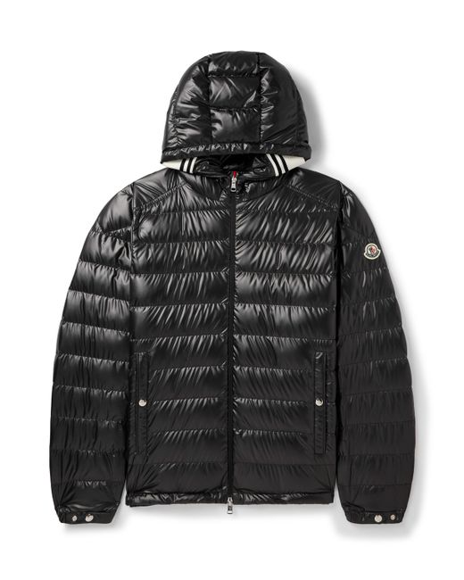 Moncler Logo-Appliquéd Quilted Shell Hooded Down Jacket