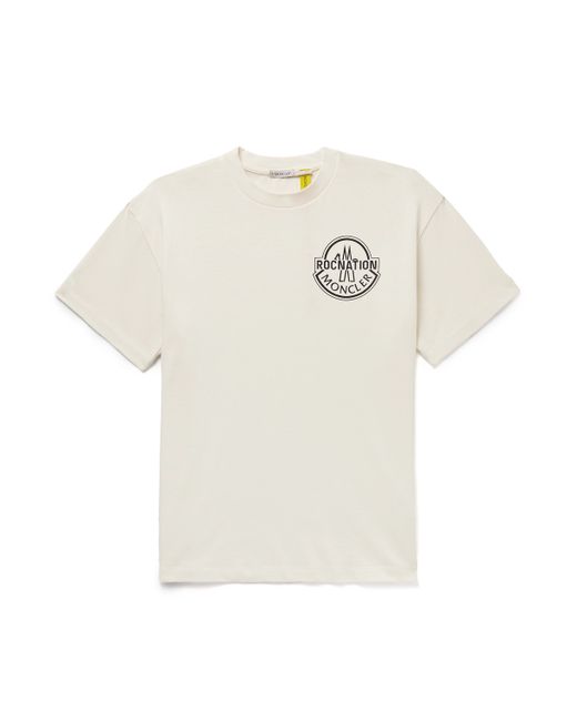 Moncler Genius Roc Nation by Jay-Z Logo-Print Cotton-Jersey T-Shirt