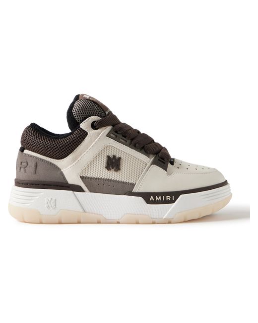Amiri MA-1 Mesh Leather and Suede Sneakers