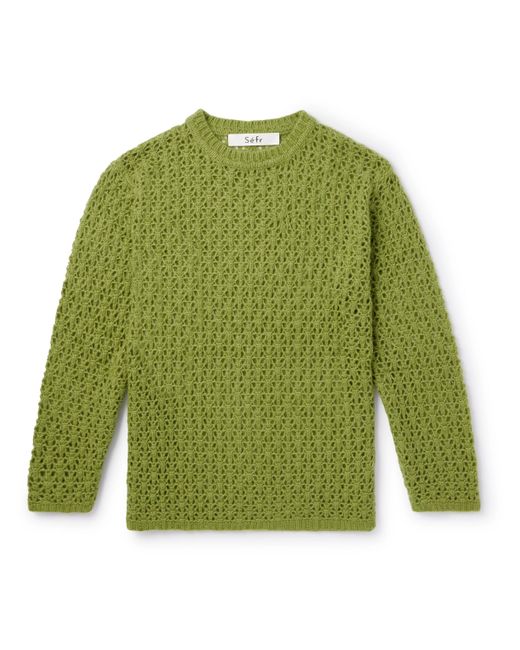 Séfr Aki Open-Knit Cashmere Sweater