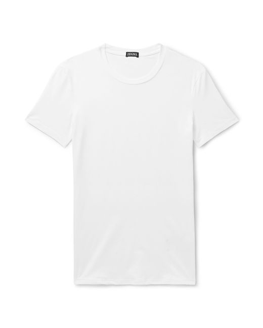 Z Zegna Stretch-Cotton Jersey T-Shirt