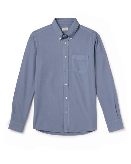 Altea Ivy Button-Down Collar Washed Lyocell and Cotton-Blend Twill Shirt