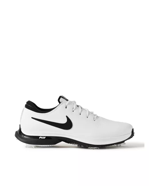 Nike Golf Air Zoom Victory Tour 3 Suede and Nubuck-Trimmed Full-Grain Leather Golf Sneakers