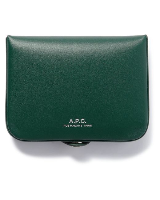 A.P.C. . Josh Logo-Detailed Leather Wallet
