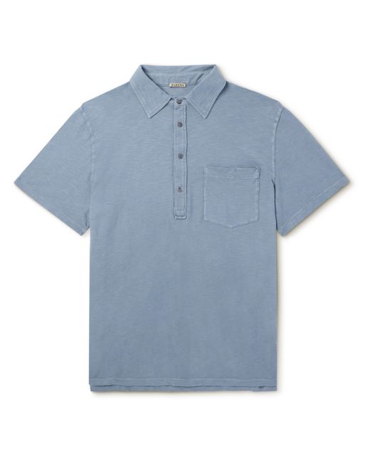 Barena Garment-Dyed Cotton-Jersey Polo Shirt