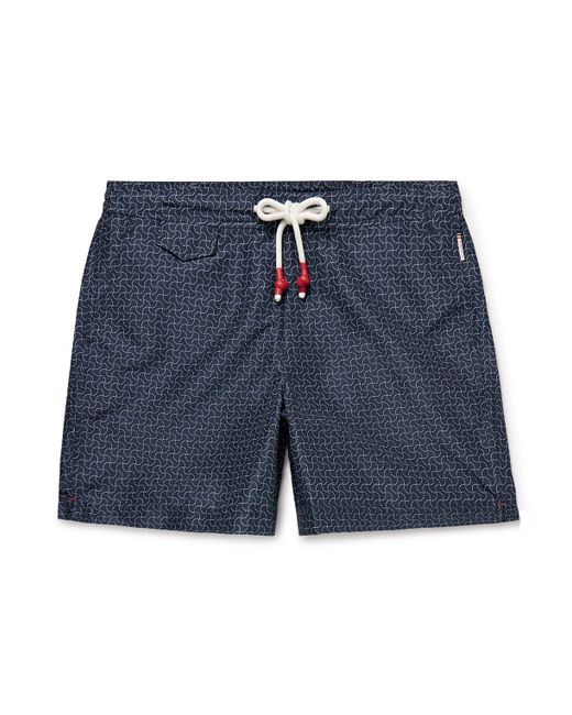 Orlebar Brown Standard Sewn Straight-Leg Mid-Length Printed Ripstop Swim Shorts UK/US 28