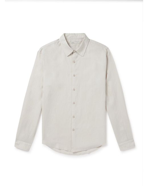 Onia Air Spread-Collar Linen and Lyocell-Blend Shirt