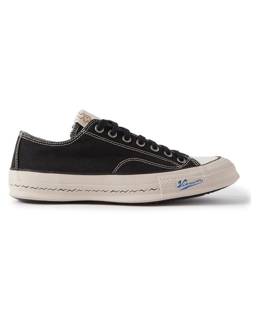 Visvim Skagway Leather-Trimmed Canvas Sneakers