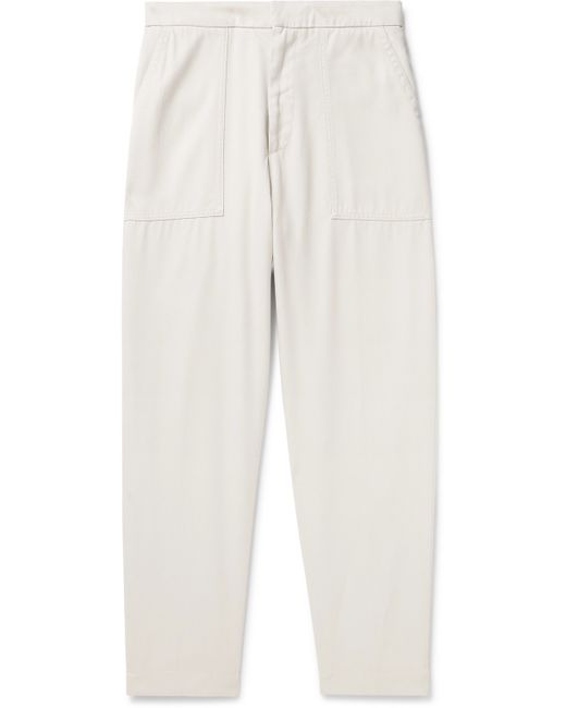 Officine Generale Paolo Tapered TENCEL Lyocell-Twill Trousers