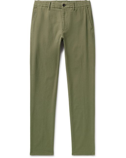 Incotex Slim-Fit Straight-Leg Cotton-Blend Gabardine Trousers UK/US 29