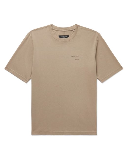 Rag & Bone 425 Logo-Print Cotton-Jersey T-Shirt