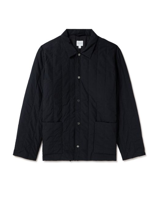Sunspel Quilted Cotton-Twill Field Jacket