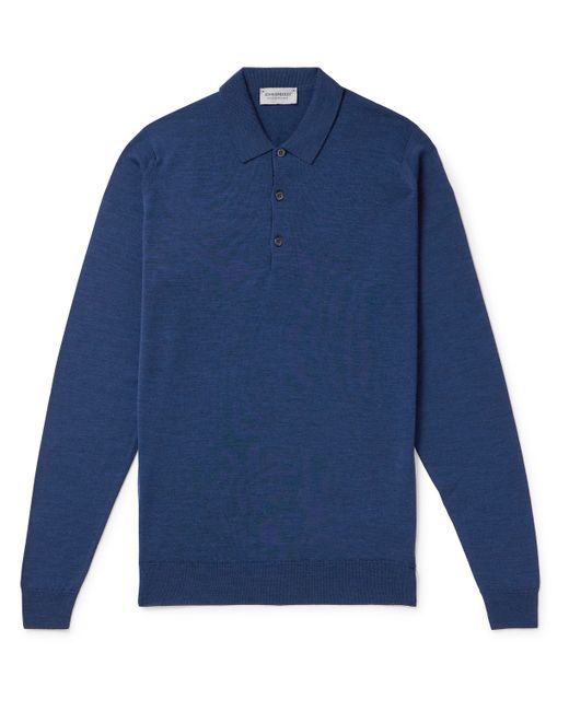 John Smedley Belper Slim-Fit Merino Wool Polo Shirt