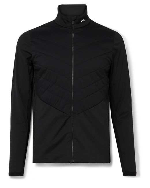 Kjus Golf Release Quilted Shell and Stretch-Jersey Golf Jacket