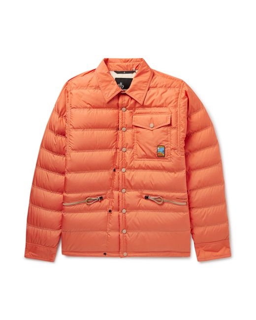 Moncler Grenoble Lavachey Logo-Appliquéd Quilted Ripstop Down Jacket