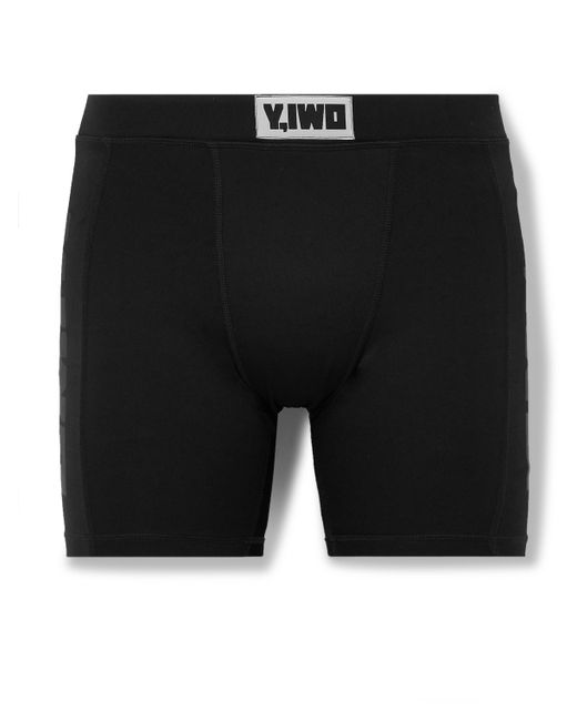 Y,Iwo Hardwear Logo-Appliquéd Stretch-Jersey Cycling Shorts