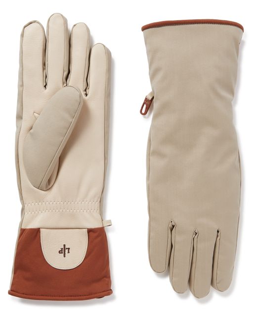Loro Piana Guanto Leather-Panelled Shell Ski Gloves